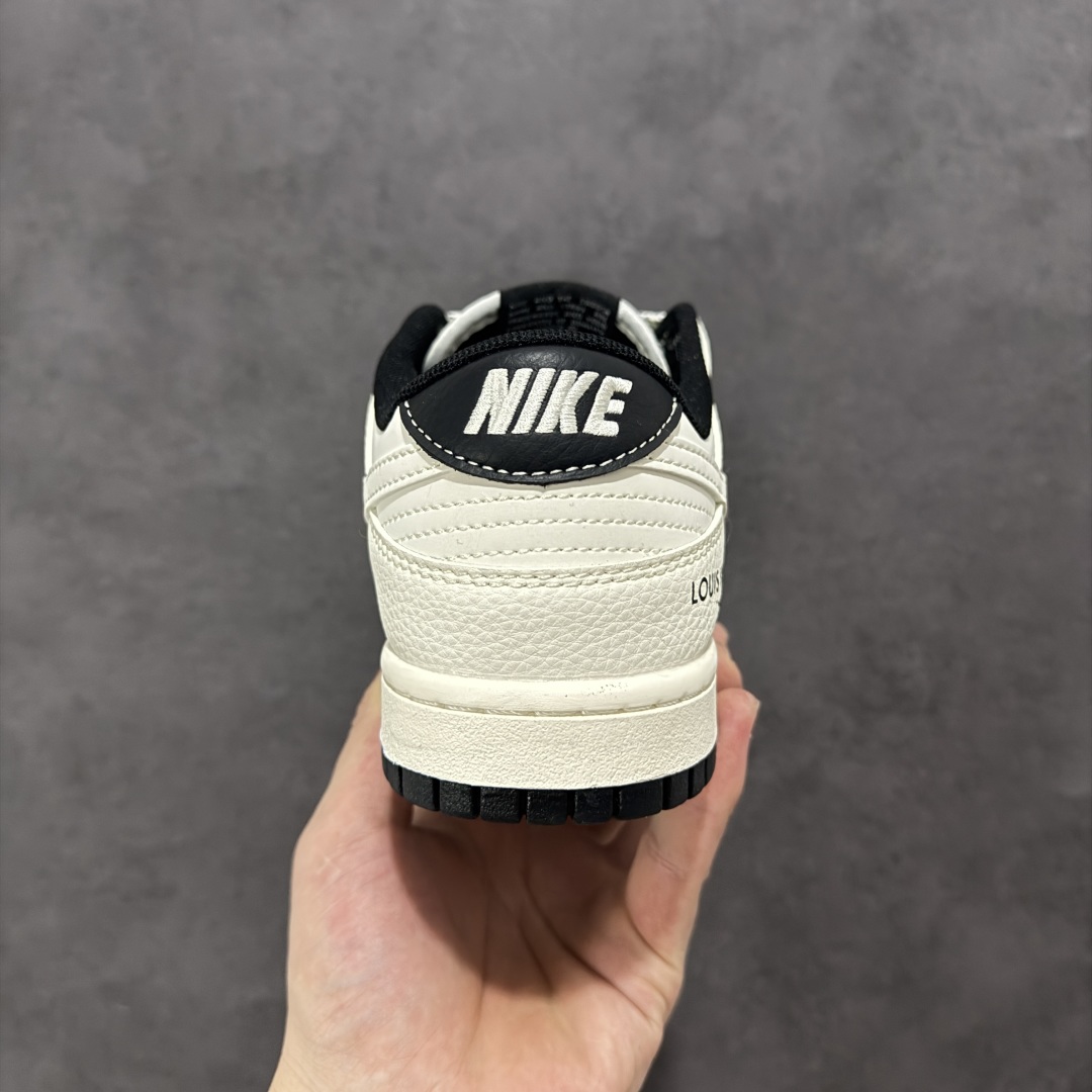 280 【定制版】Nike SB Dunk Low LV联名 黑白织布白勾 FC1688-229