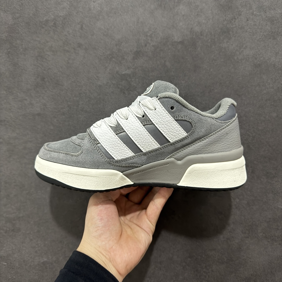 Adidas originals Forum 2000 CL 三叶草低帮 复古潮流休闲面包鞋 JS0997