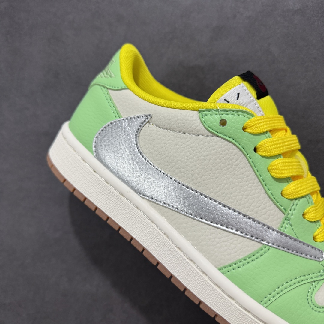 280 【定制版】Travis Scott x Fragment Design x Air Jordan 1 Low SP AJ1 联名款 低帮文化休闲板鞋 DN6901-092