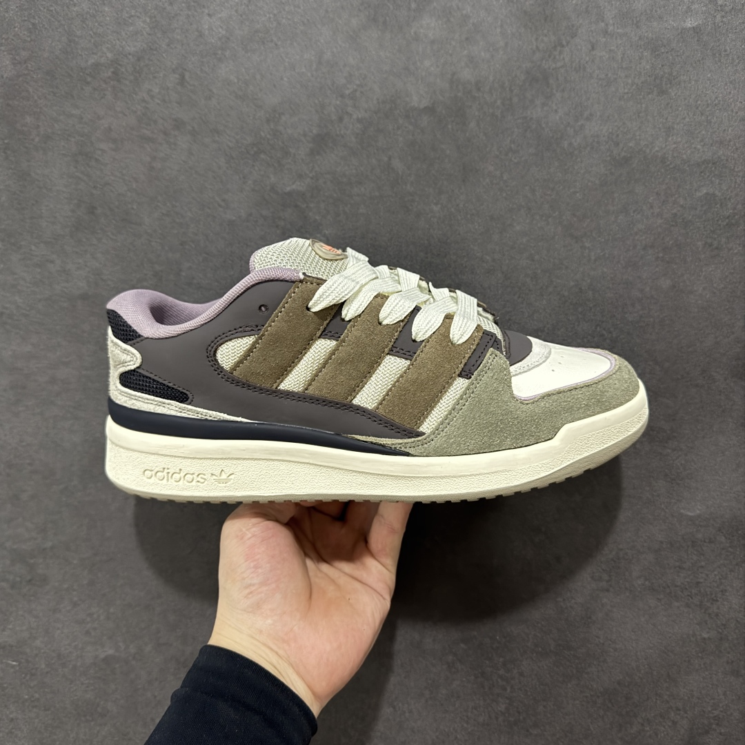190 Adidas originals Forum 2000 CL 三叶草低帮 复古潮流休闲面包鞋 JS3159
