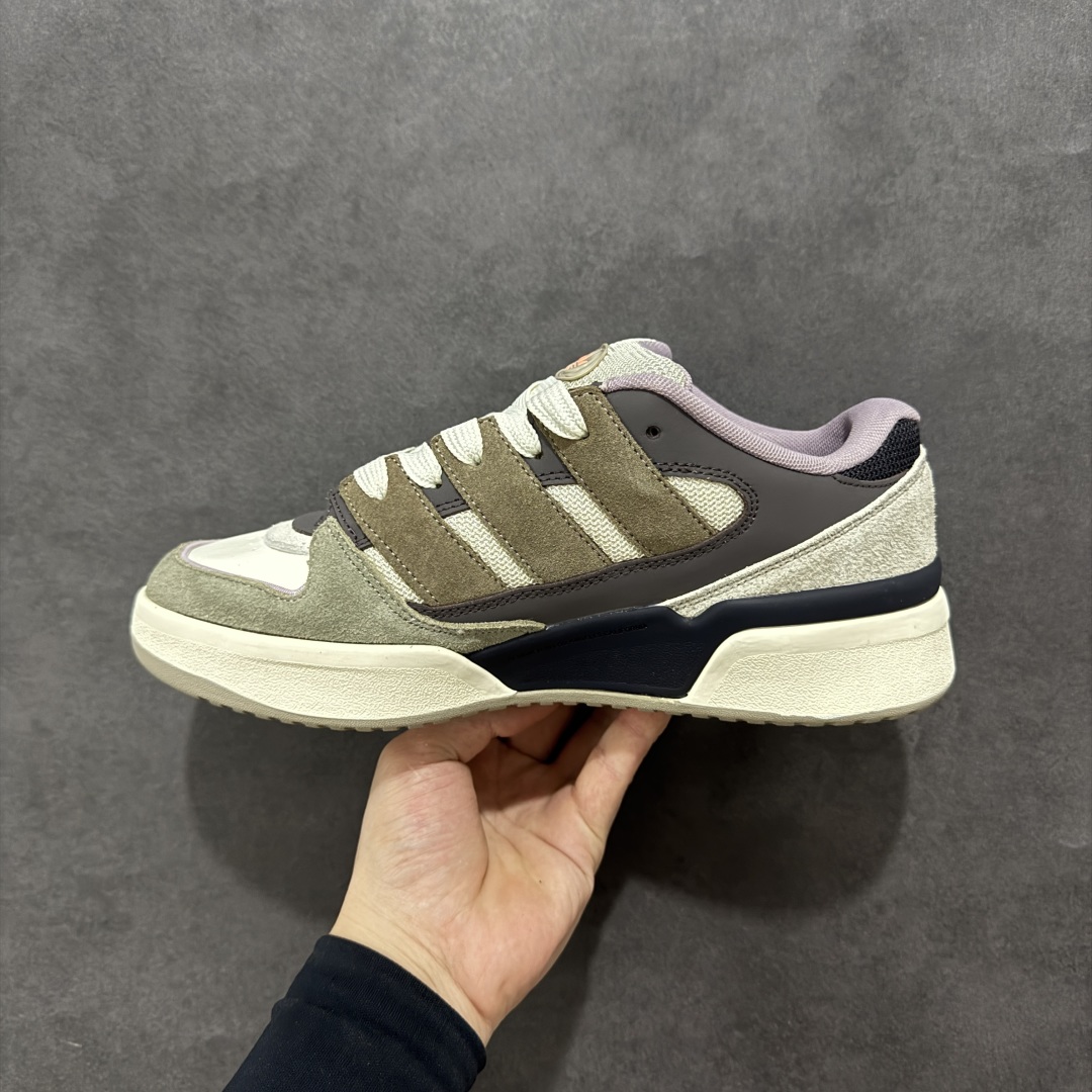 190 Adidas originals Forum 2000 CL 三叶草低帮 复古潮流休闲面包鞋 JS3159