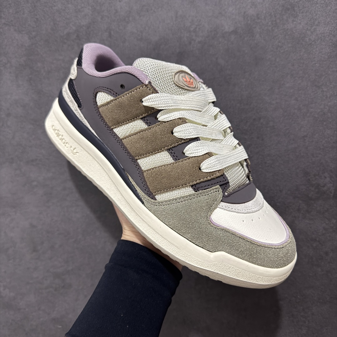 190 Adidas originals Forum 2000 CL 三叶草低帮 复古潮流休闲面包鞋 JS3159