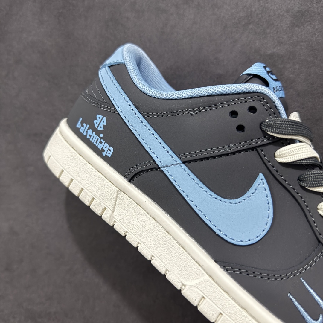 260 【定制版】Nike SB Dunk Low x Balenciaga 灰蓝双小钩 FX1588-301
