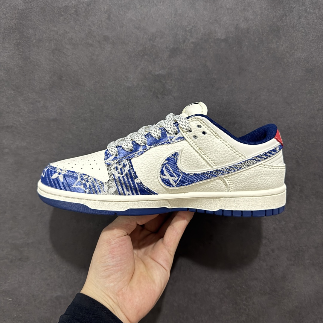 260 【定制版】Nike SB Dunk Low x Louis Vuitton 蓝白牛仔 JY6988-112
