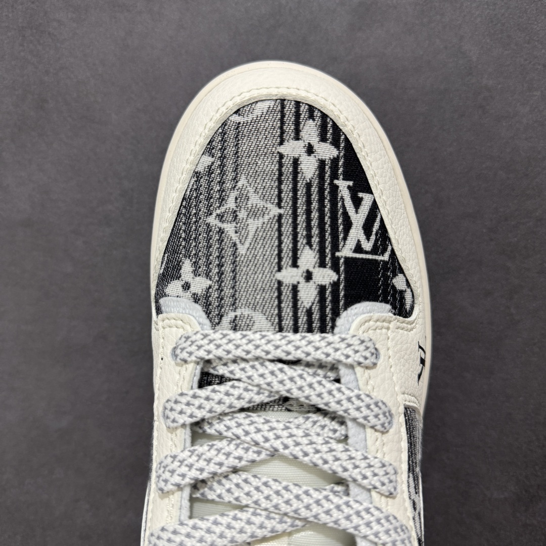 280 【定制版】Nike SB Dunk Low LV联名 黑白织布白勾 FC1688-229
