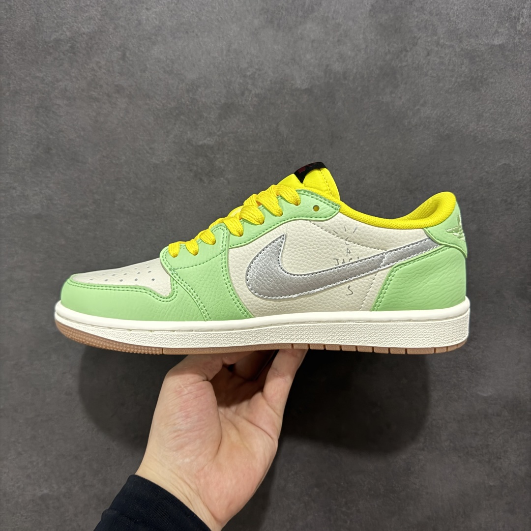 280 【定制版】Travis Scott x Fragment Design x Air Jordan 1 Low SP AJ1 联名款 低帮文化休闲板鞋 DN6901-092