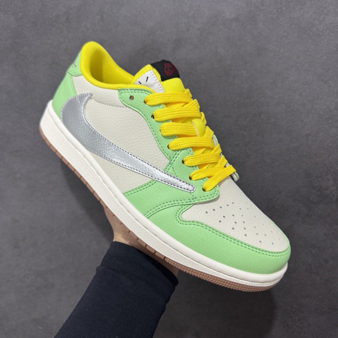 280 【定制版】Travis Scott x Fragment Design x Air Jordan 1 Low SP AJ1 联名款 低帮文化休闲板鞋 DN6901-092