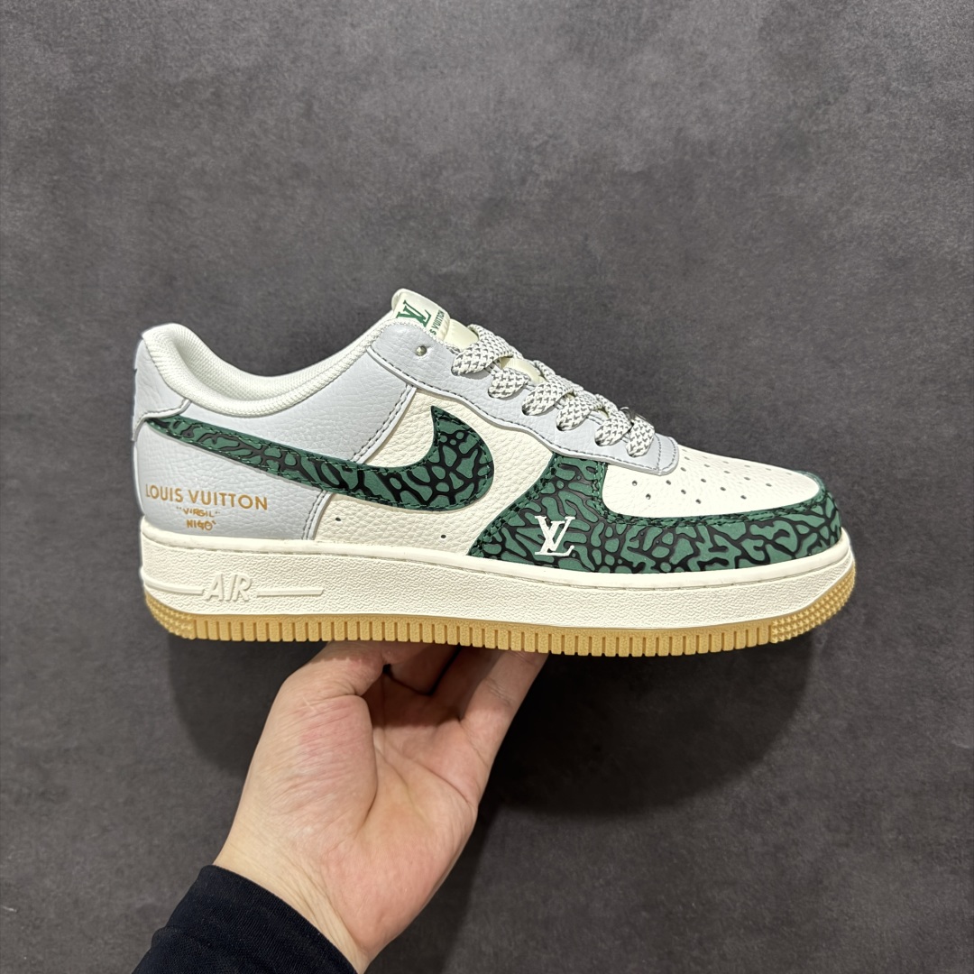 260 NIke Air Force 1 '07 Low “LV联名——绿石纹生胶”空军一号 低帮 运动鞋 ZH2598-306