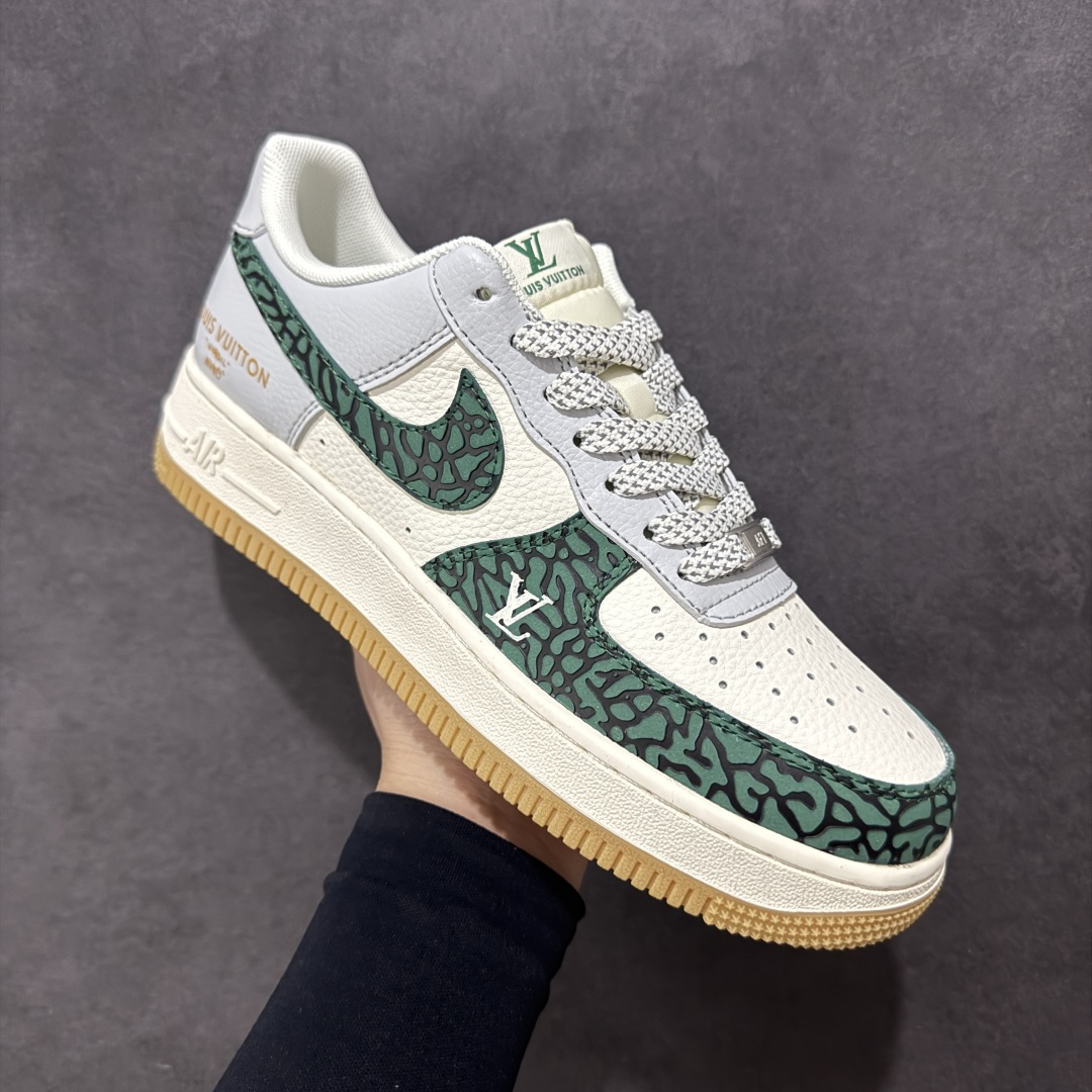 260 NIke Air Force 1 '07 Low “LV联名——绿石纹生胶”空军一号 低帮 运动鞋 ZH2598-306