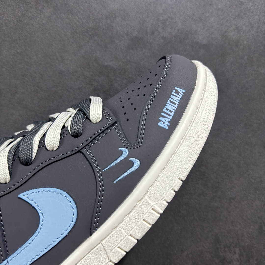 260 【定制版】Nike SB Dunk Low x Balenciaga 灰蓝双小钩 FX1588-301