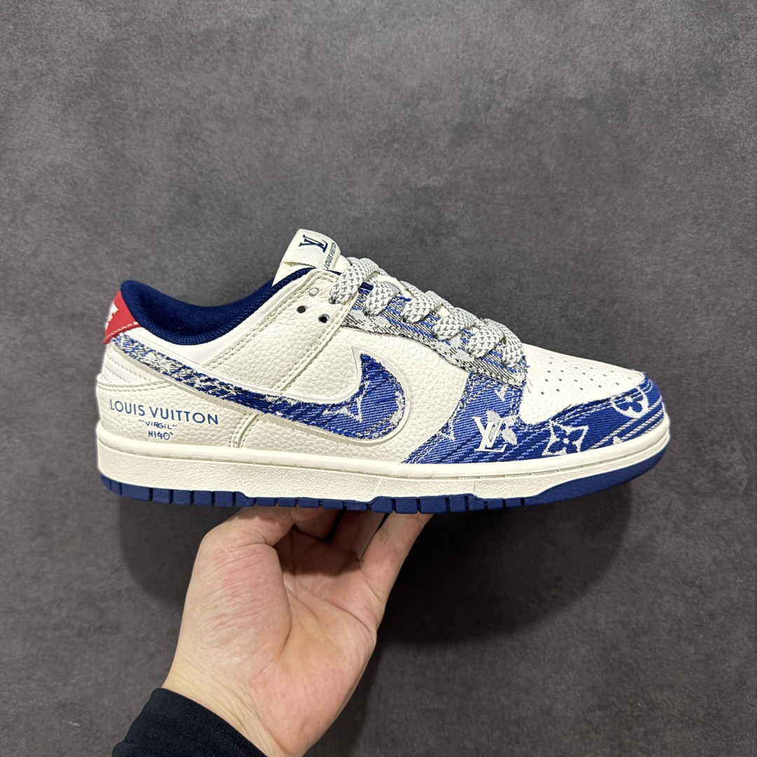 260 【定制版】Nike SB Dunk Low x Louis Vuitton 蓝白牛仔 JY6988-112