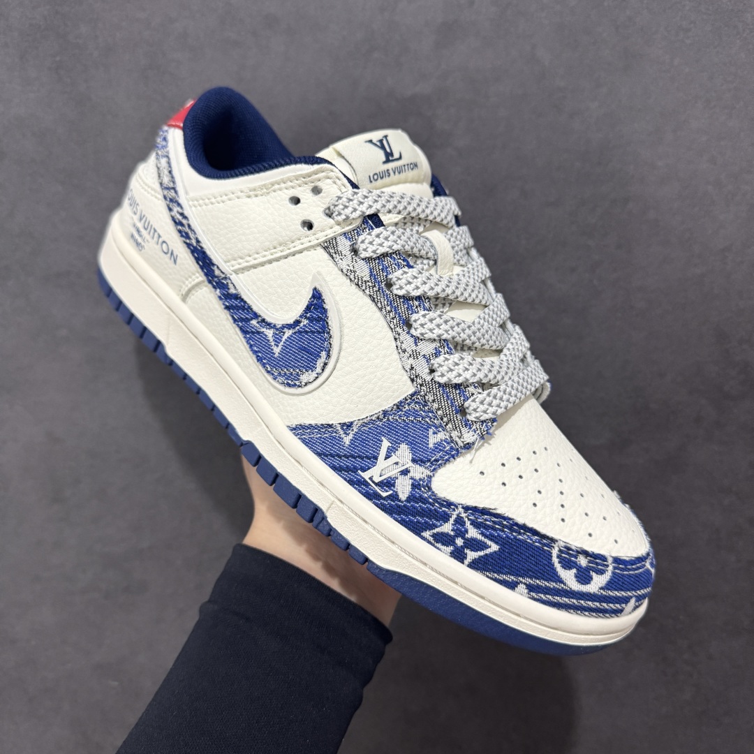 260 【定制版】Nike SB Dunk Low x Louis Vuitton 蓝白牛仔 JY6988-112