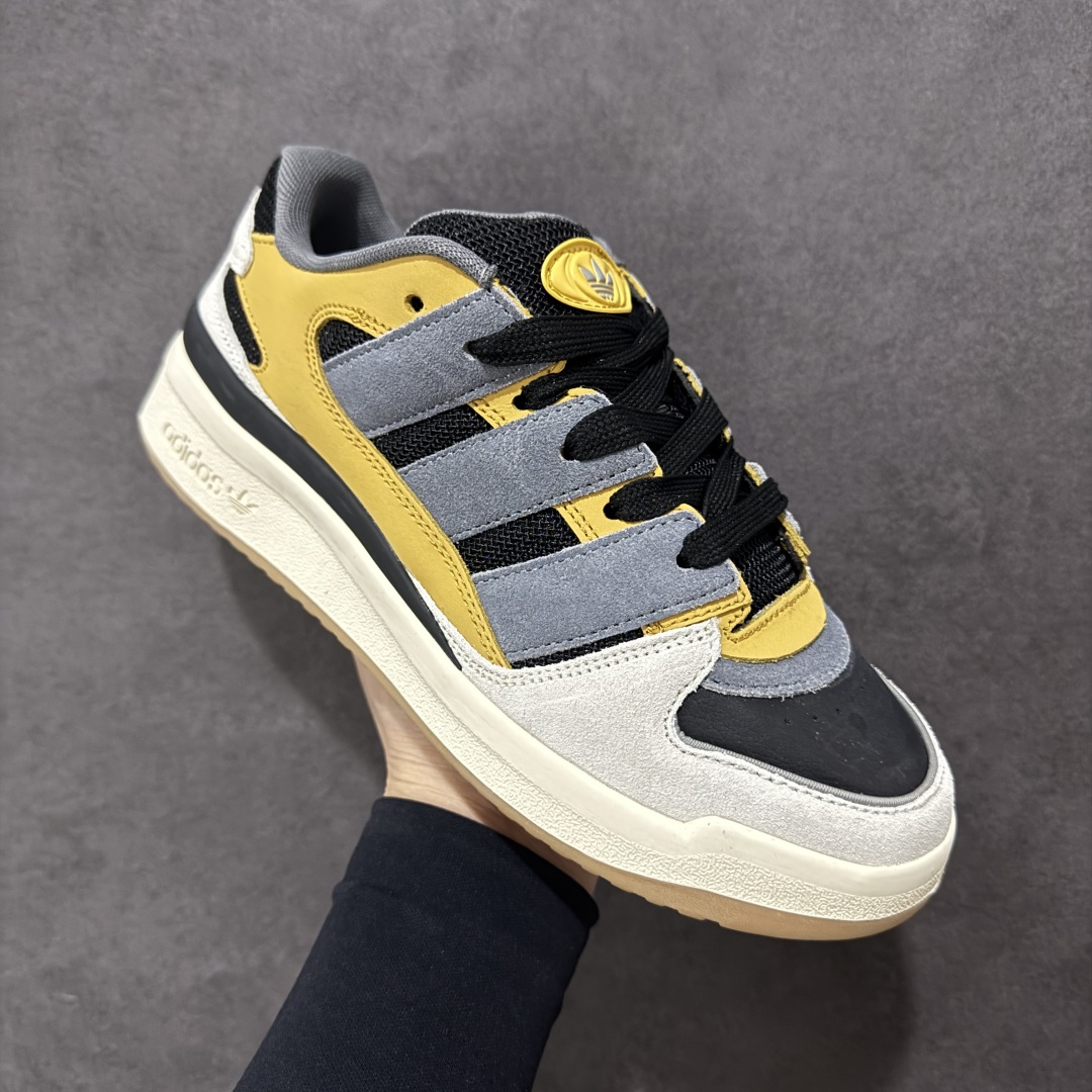 Adidas originals Forum 2000 CL 三叶草低帮 复古潮流休闲面包鞋 JS3158