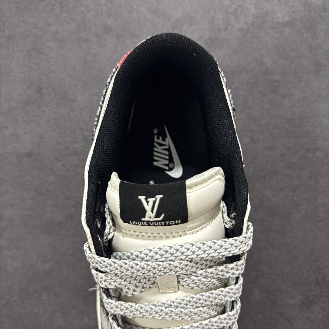 【定制版】Nike SB Dunk Low x Louis Vuitton 黑白牛仔 JY6988-110