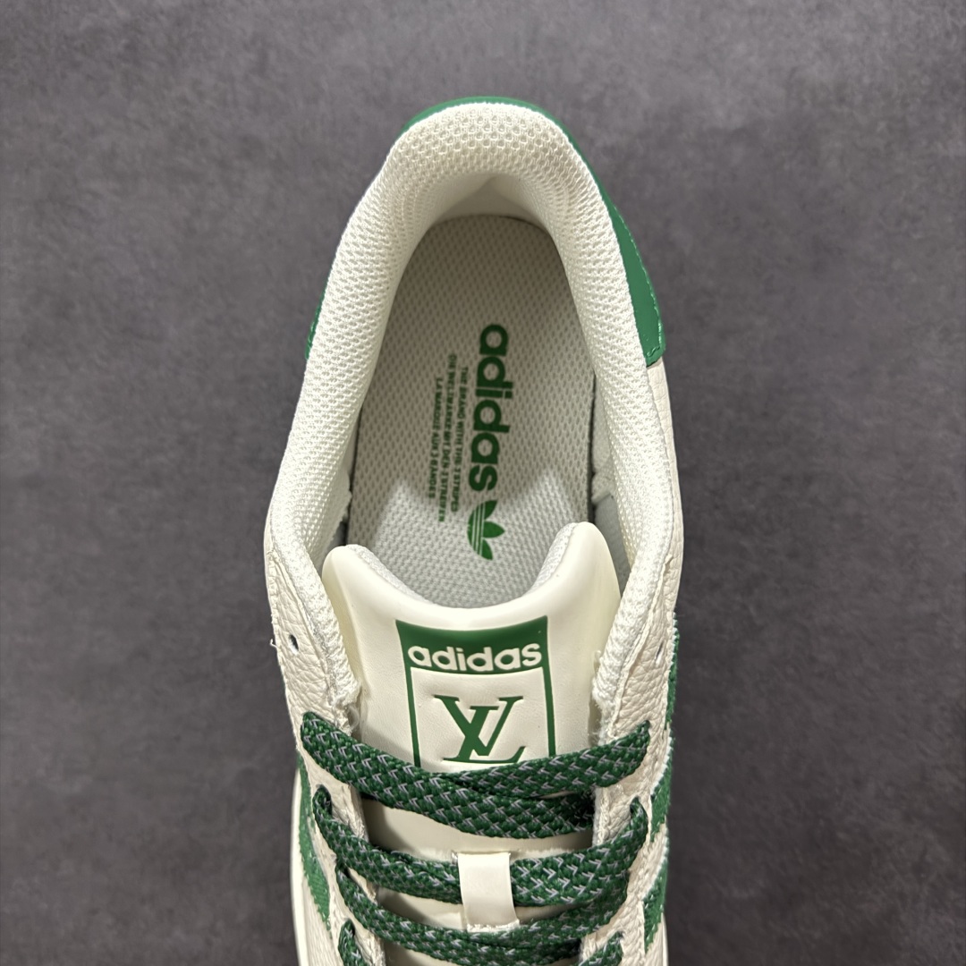 【定制版】AD Originals Superstar x Louis Vuitton 白绿 XS0003
