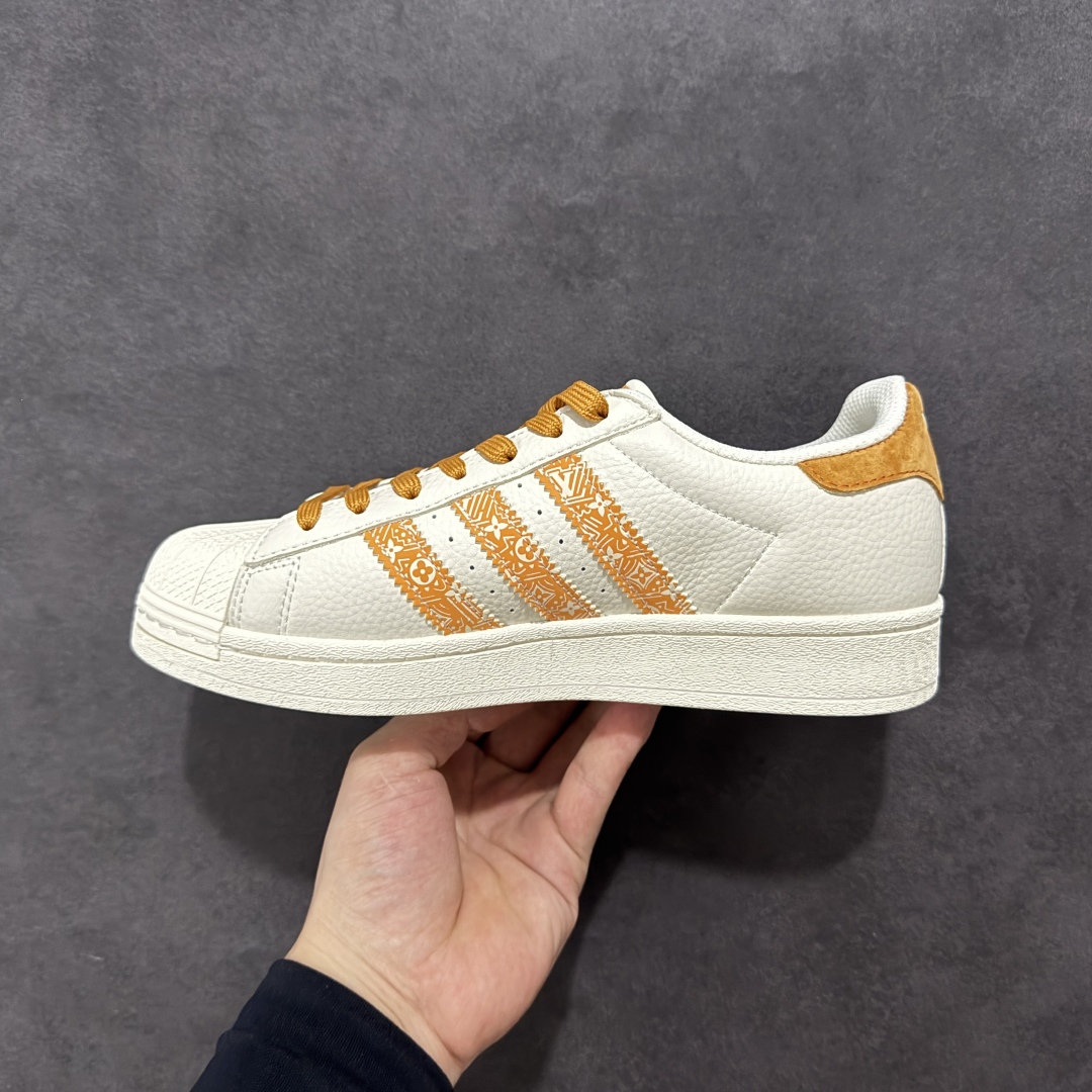 240 【定制版】AD Originals Superstar x Louis Vuitton 白橙 XS0005