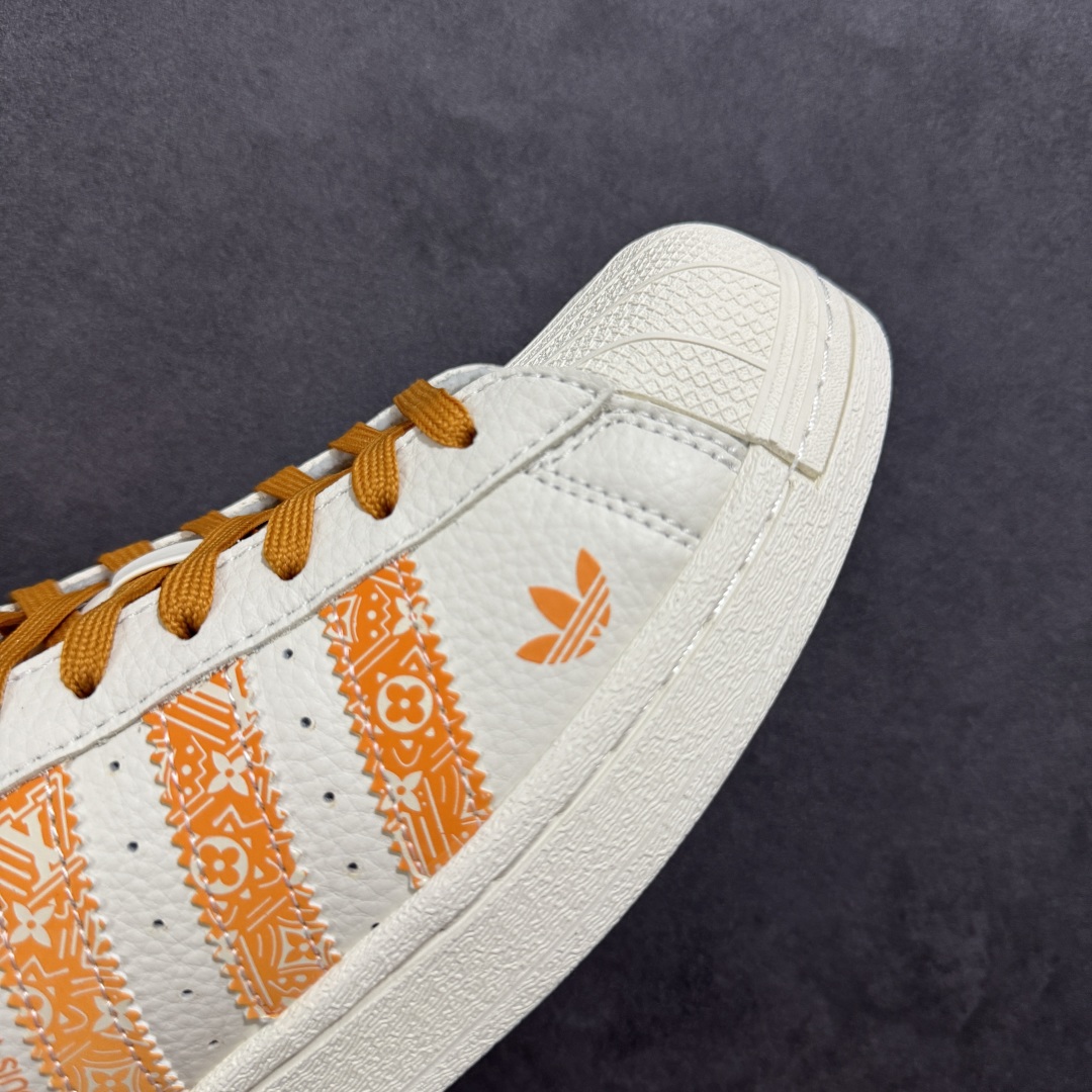 240 【定制版】AD Originals Superstar x Louis Vuitton 白橙 XS0005