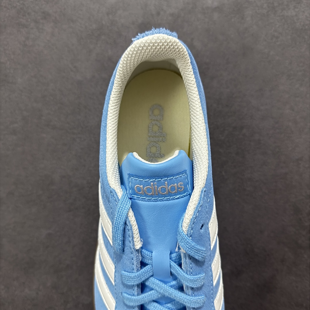 图片[7]-【纯原特价】AD 阿迪 Court VL Class 低帮复古休闲板鞋 JI0496 纯原平台专供品质 原厂材料打造 市售最高品质 区别通货 绒面麂皮防滑耐磨轻便低帮板鞋 整双鞋以传统的低帮呈现的清新造型 鞋头优先头层反毛皮 包裹保证优秀质感的同时 中底选择了与德训鞋类似的生胶材质打造 并且厚度十分可观 相信可以将脚感与增高效果双双拿捏 尺码：36 36.5 37 38 38.5 39 40 40.5 41 42 42.5 43 44 44.5 45-选品中心