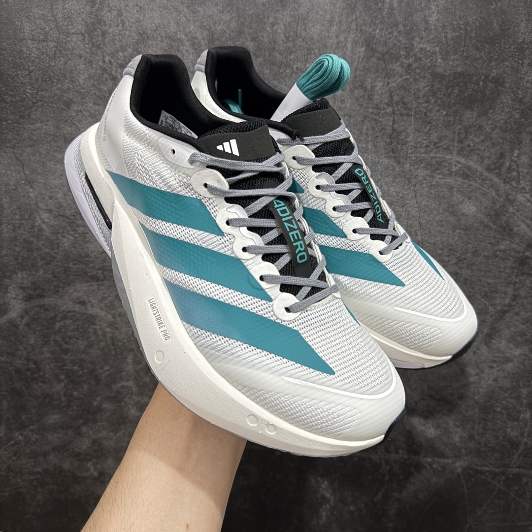 【纯原版】Ad Adizero Boston 13 阿迪马拉松系列超轻防滑训练跑步运动鞋 JR479
