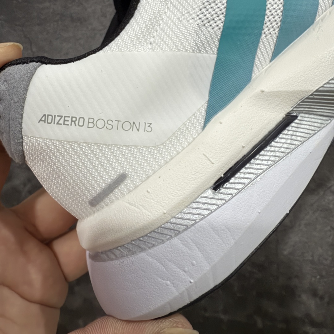 【纯原版】Ad Adizero Boston 13 阿迪马拉松系列超轻防滑训练跑步运动鞋 JR479