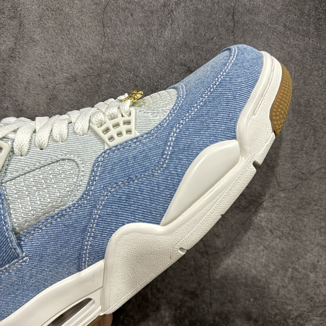  
【纯原F版】Air Jordan 4 Denim Worn Blue AJ4 乔4水洗丹宁 IB67