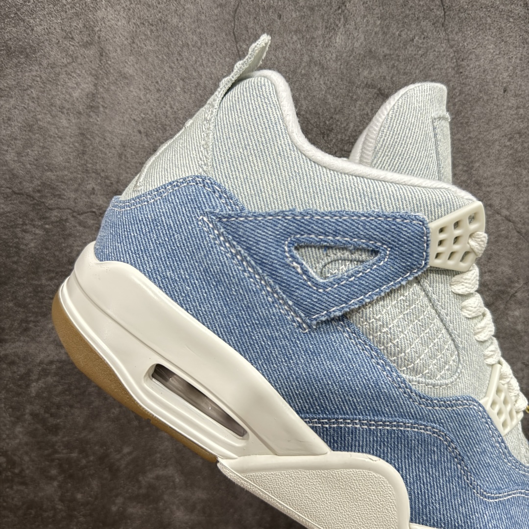 
【纯原F版】Air Jordan 4 Denim Worn Blue AJ4 乔4水洗丹宁 IB67