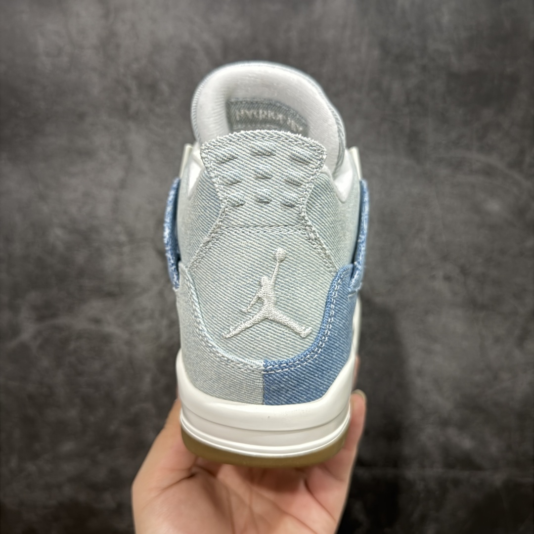  
【纯原F版】Air Jordan 4 Denim Worn Blue AJ4 乔4水洗丹宁 IB67