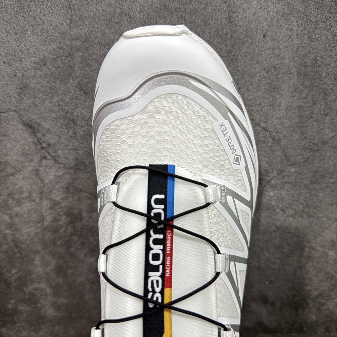 【巅峰版】 Salomon XT-6 Gore-Tex防水款
萨洛蒙复古潮流户外机能登山跑鞋 白银