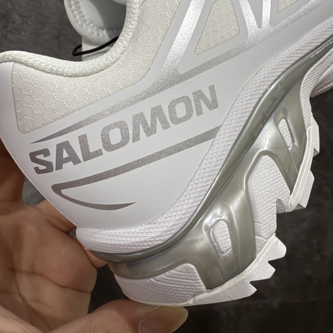 【巅峰版】 Salomon XT-6 Gore-Tex防水款
萨洛蒙复古潮流户外机能登山跑鞋 白银