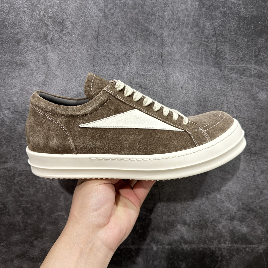  
【纯原】Rick Owens Vintage Low-Top SneakersBlack/Pearl