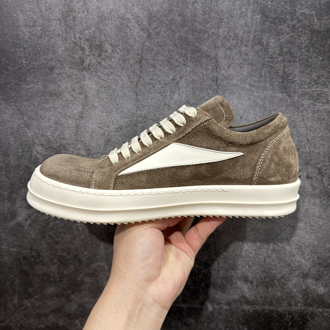  
【纯原】Rick Owens Vintage Low-Top SneakersBlack/Pearl