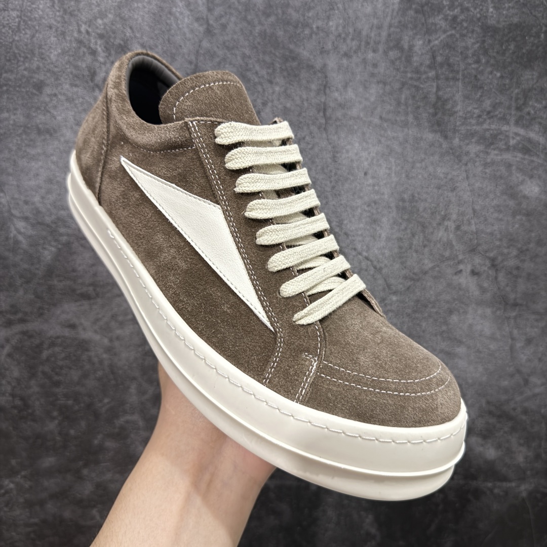  
【纯原】Rick Owens Vintage Low-Top SneakersBlack/Pearl