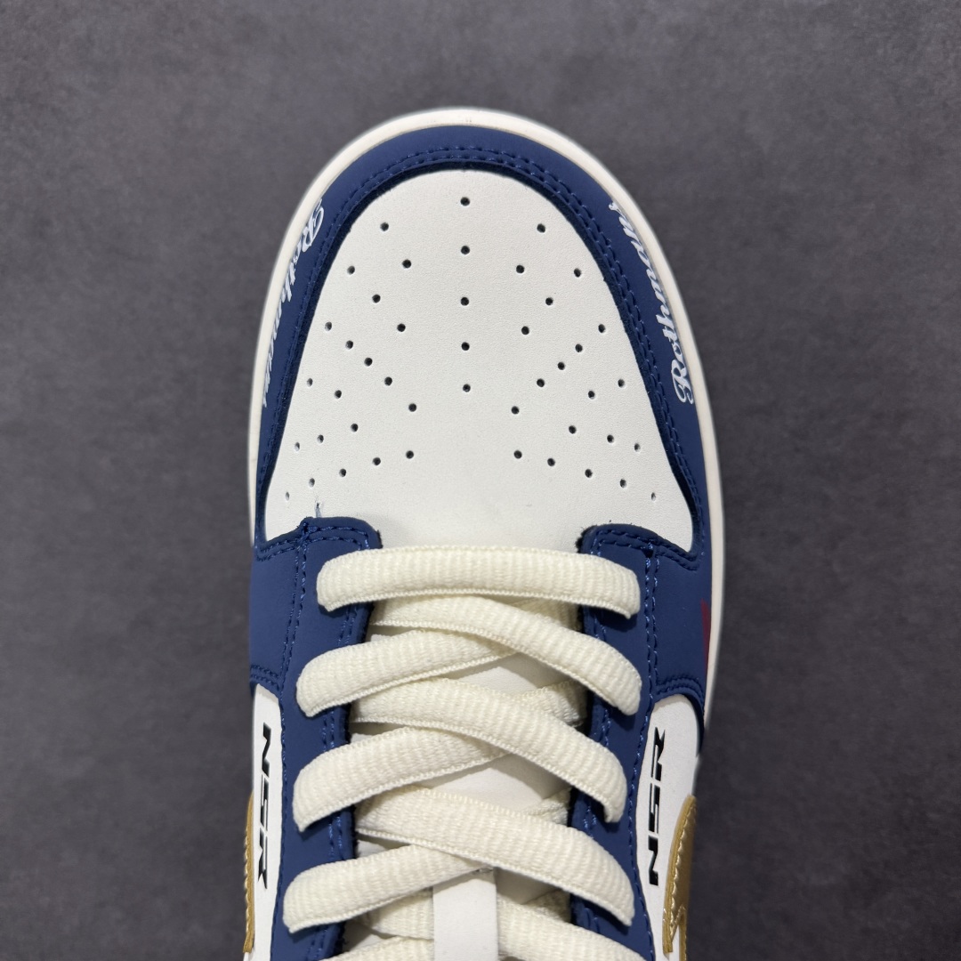  
【定制版】Nike SB Dunk Low 复古白蓝 周年高端定制 低帮休闲板鞋 MU0232-36