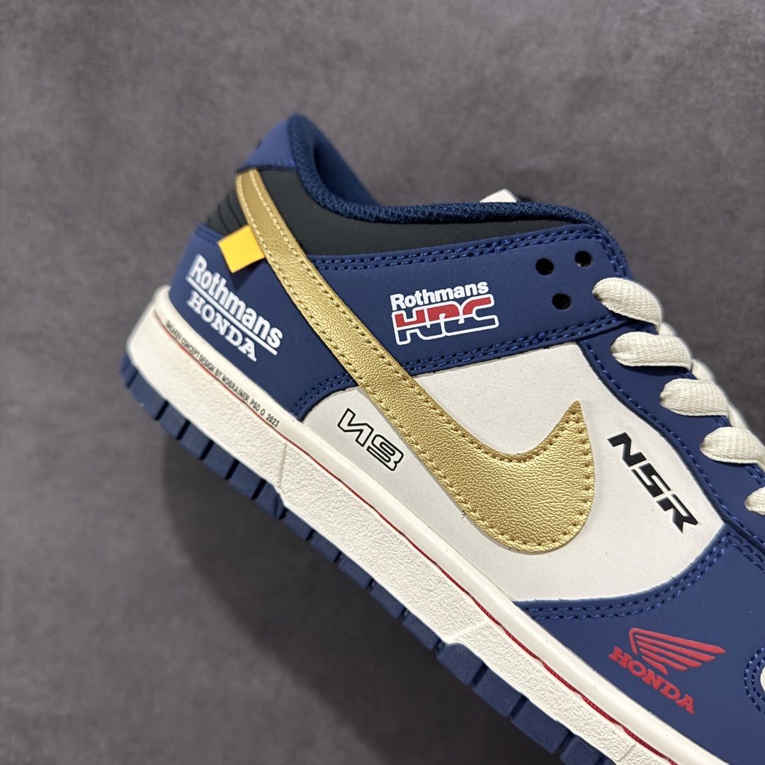  
【定制版】Nike SB Dunk Low 复古白蓝 周年高端定制 低帮休闲板鞋 MU0232-36