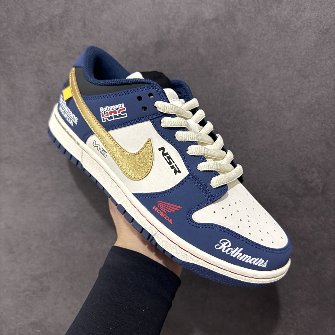  
【定制版】Nike SB Dunk Low 复古白蓝 周年高端定制 低帮休闲板鞋 MU0232-36