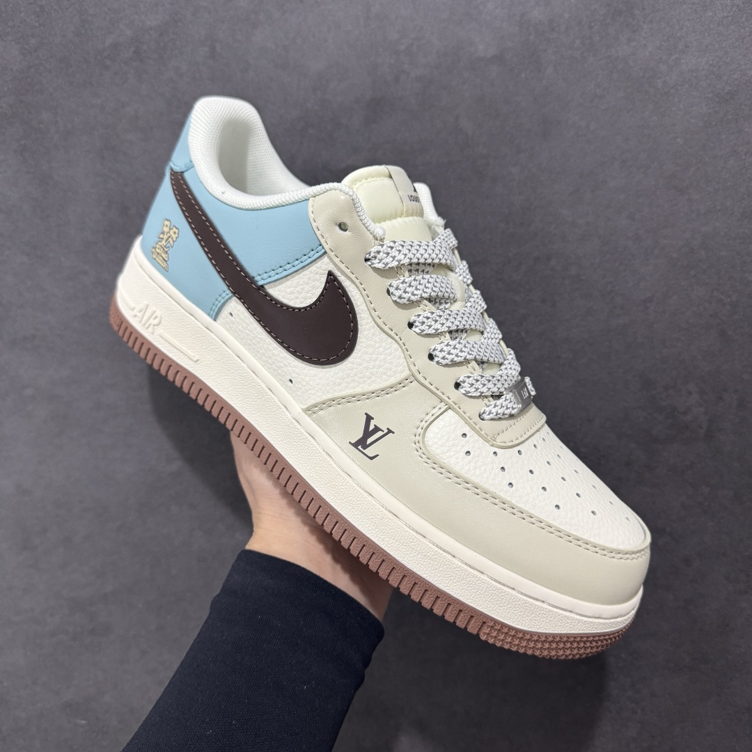  
【定制版】Nike Air Force 1'07 Low LV联名 夏日蓝 空军一号低帮休闲板鞋 J