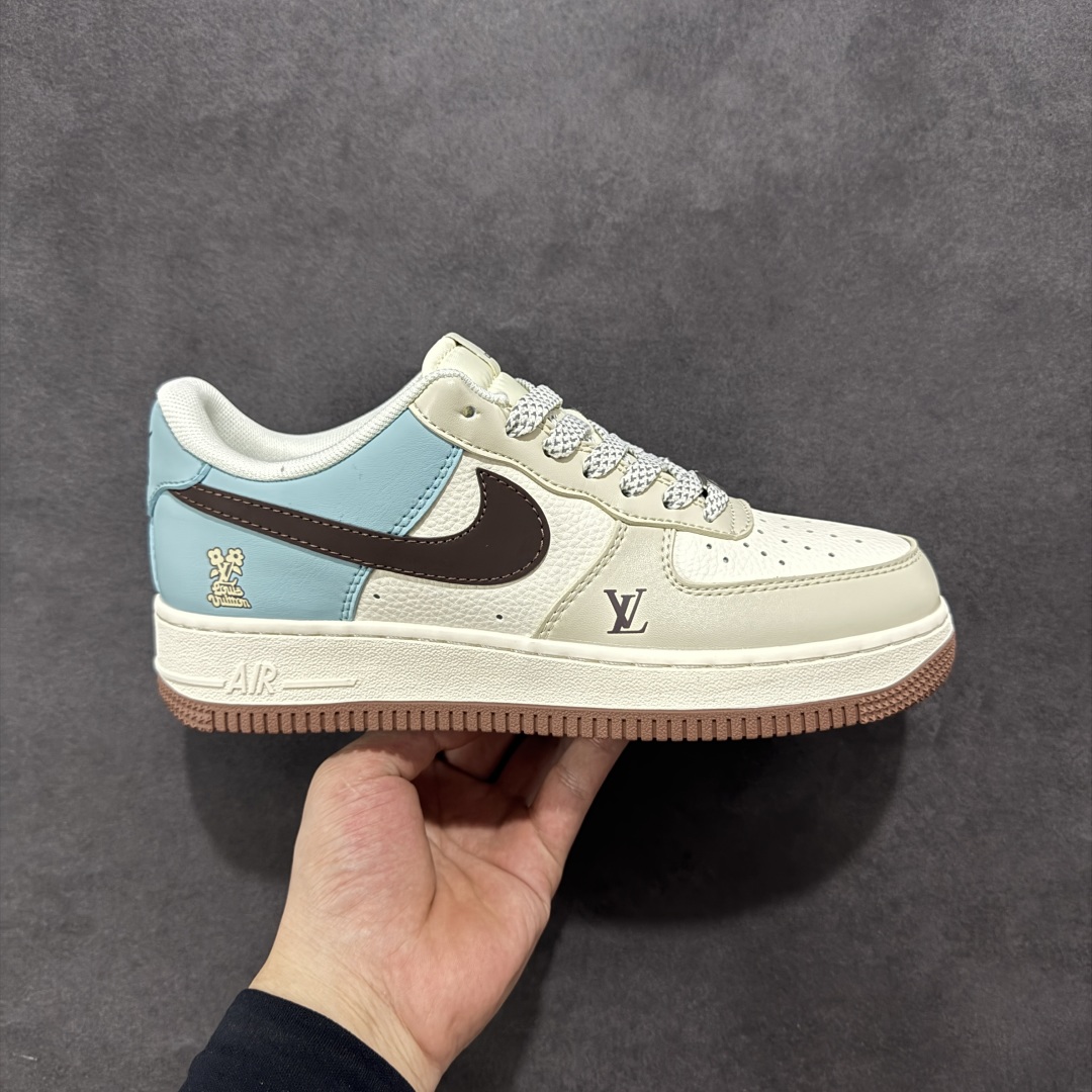  
【定制版】Nike Air Force 1'07 Low LV联名 夏日蓝 空军一号低帮休闲板鞋 J