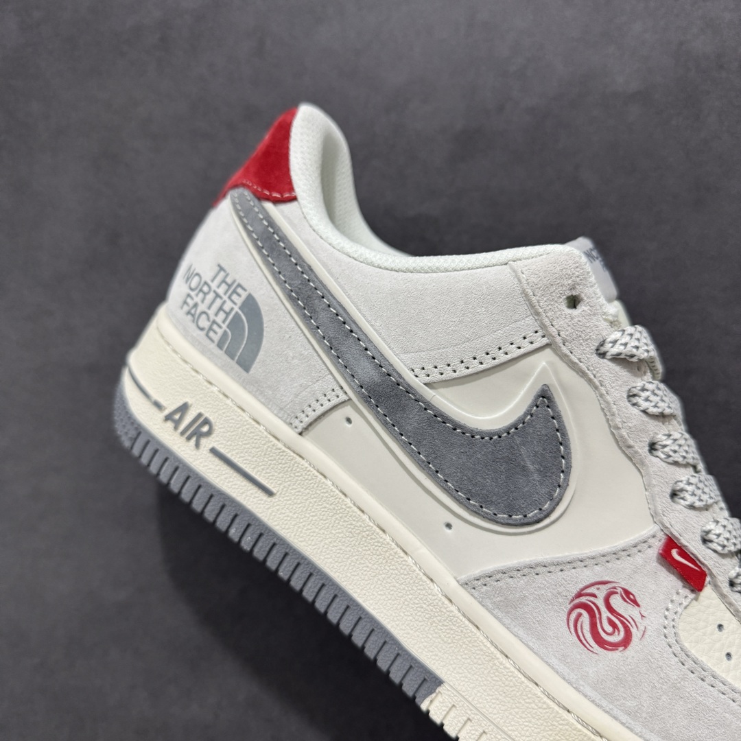 260 【定制版】海外限量发售NIke Air Force 1 '07 Low “北面联名——双拼蛇年”空军一号 低帮 运动鞋 YX5066-313