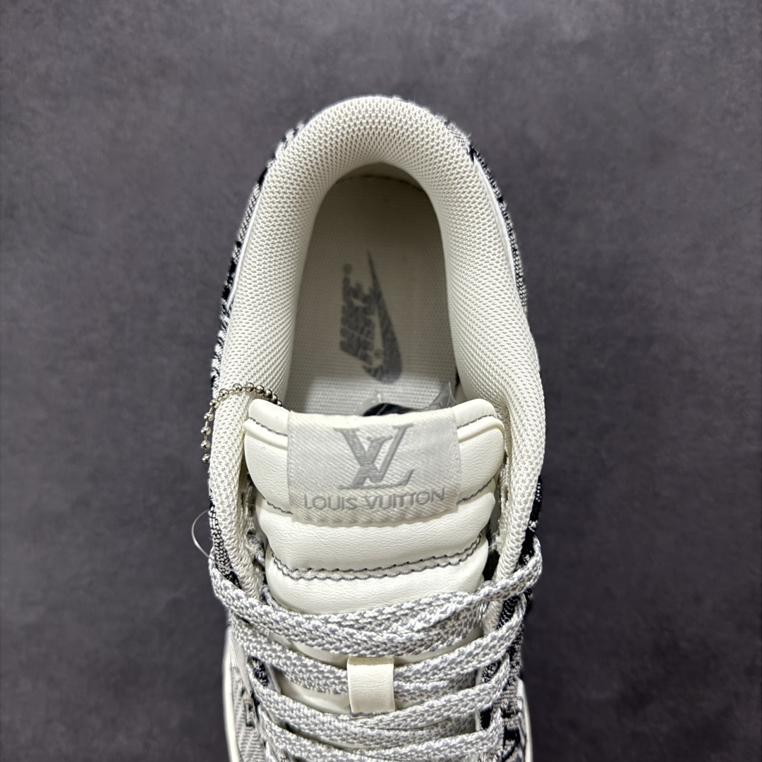 280 【定制版】Nike SB Dunk Low LV联名 灰牛仔 周年高端定制 低帮休闲板鞋 SC9772-807