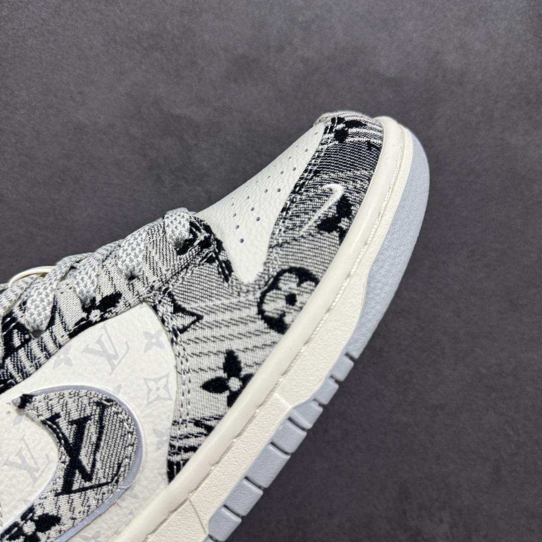 280 【定制版】Nike SB Dunk Low LV联名 灰牛仔 周年高端定制 低帮休闲板鞋 SC9772-807