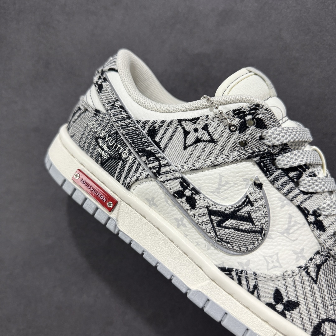 280 【定制版】Nike SB Dunk Low LV联名 灰牛仔 周年高端定制 低帮休闲板鞋 SC9772-807