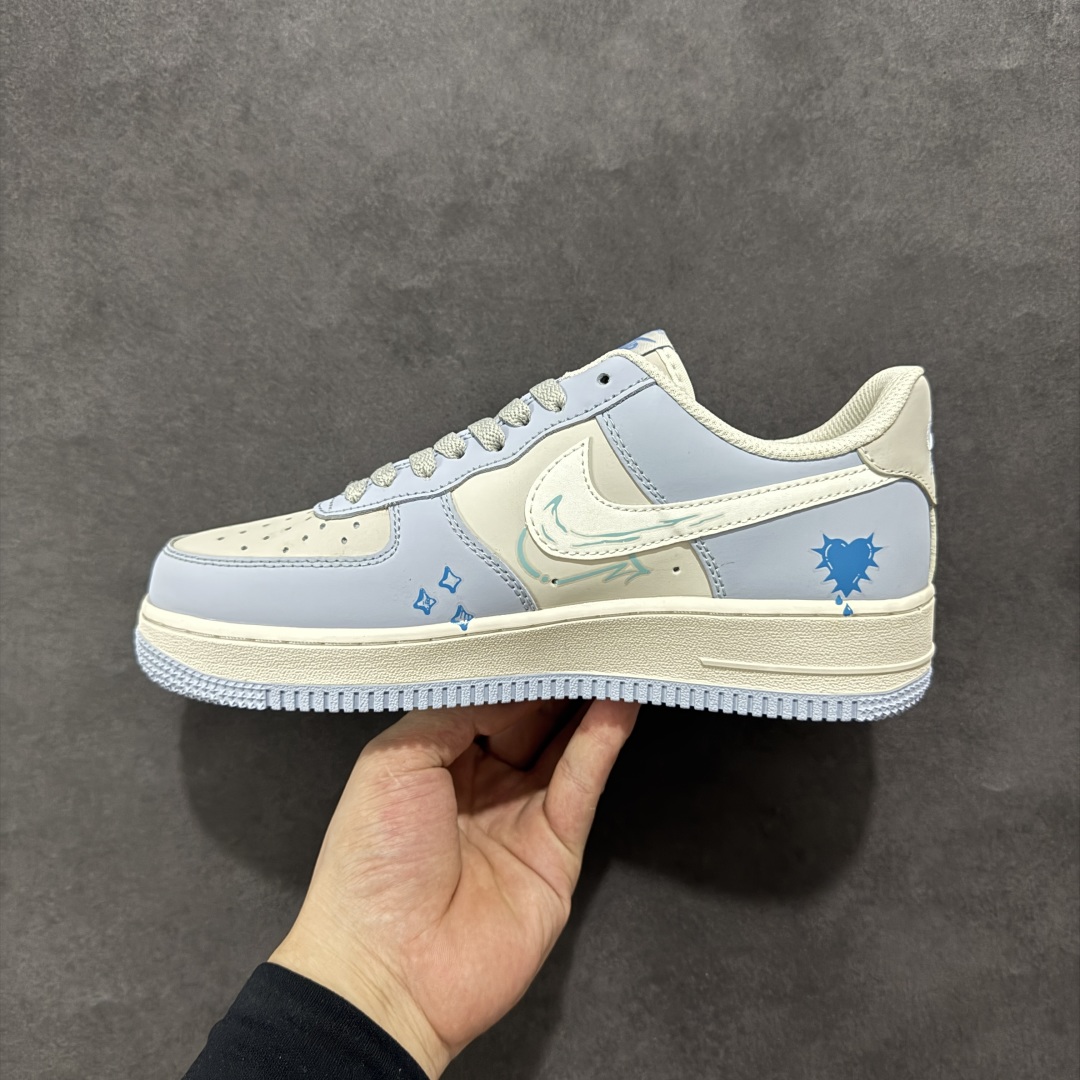 260 【定制版】520系列限定 “蓝星爱情”Nike Air Force 1 “Blue Star Love”空军一号定制低帮板鞋 DB3301-991