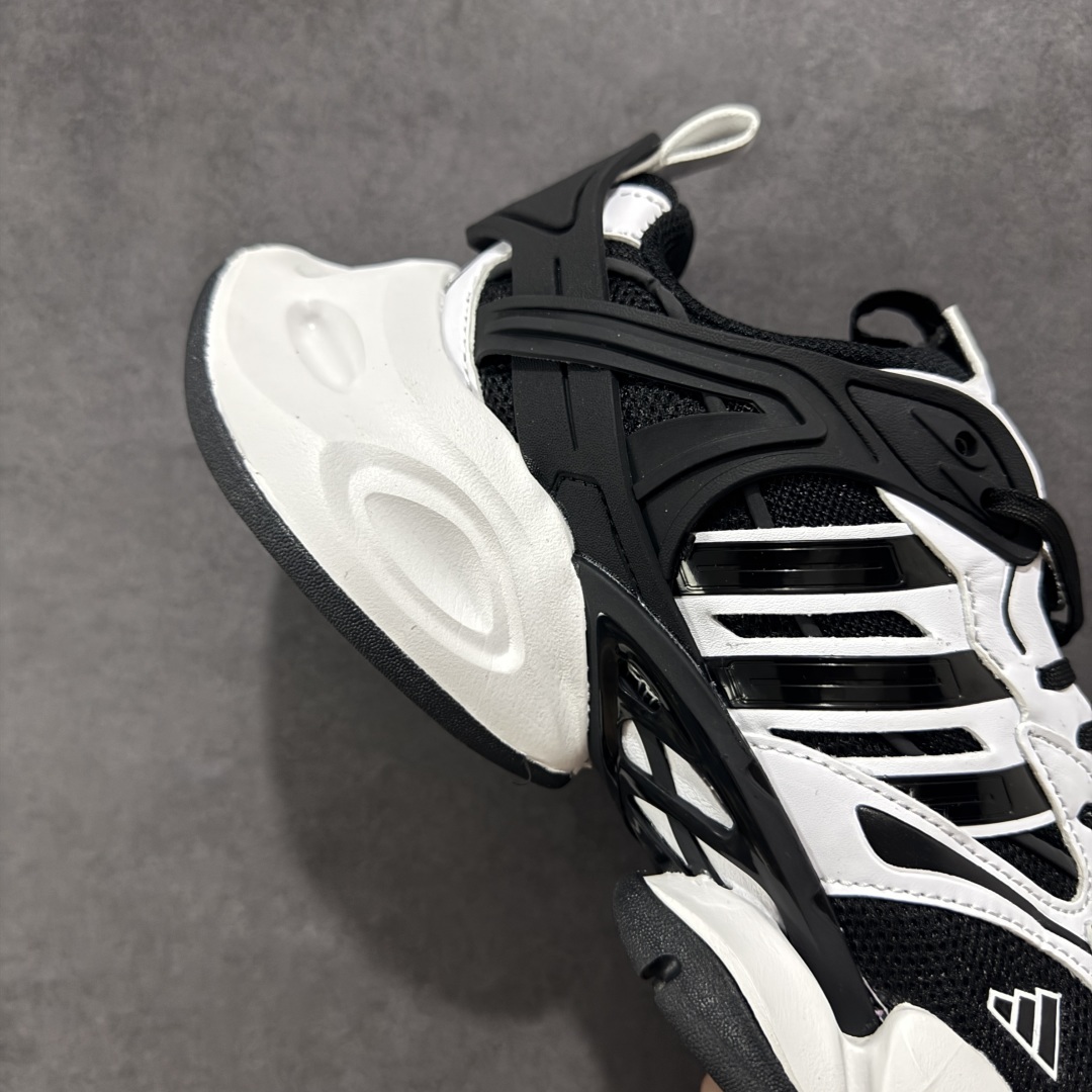 图片[6]-【公司级】AD XLG Runner Deluxe 跑步者豪华版系列低帮厚底增高老爹风复古缓震休闲运动慢跑鞋IH0072 轻机甲赛博复古休闲运动老爹鞋 原楦纸板数据开发 铸造原味鞋型 耐磨防撕裂面料和RPU后跟结构，皮革鞋面缀有交叉失眠，搭配织物内里，舒适妥帖。双密度大底设计，更具稳定性 尺码：36-45-选品中心