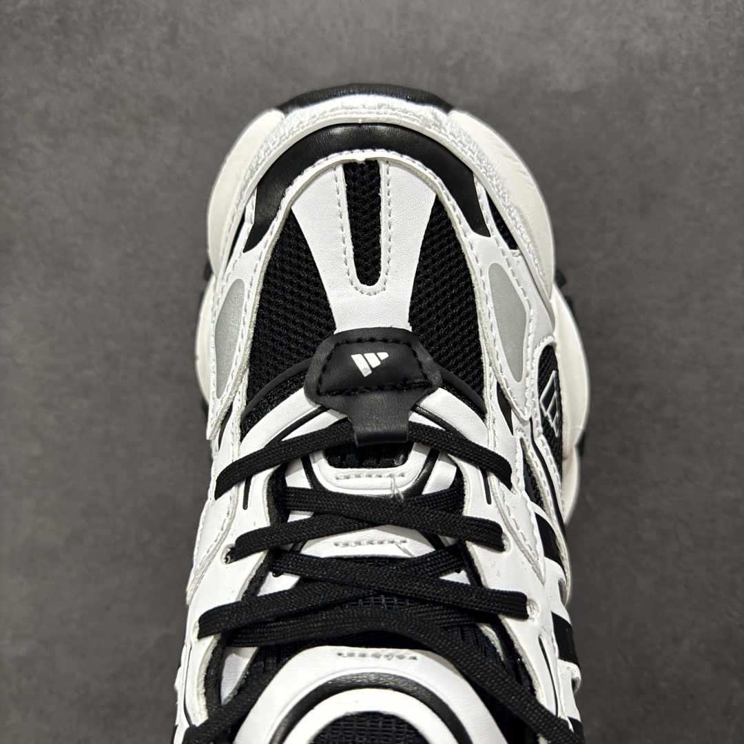图片[8]-【公司级】AD XLG Runner Deluxe 跑步者豪华版系列低帮厚底增高老爹风复古缓震休闲运动慢跑鞋IH0072 轻机甲赛博复古休闲运动老爹鞋 原楦纸板数据开发 铸造原味鞋型 耐磨防撕裂面料和RPU后跟结构，皮革鞋面缀有交叉失眠，搭配织物内里，舒适妥帖。双密度大底设计，更具稳定性 尺码：36-45-选品中心