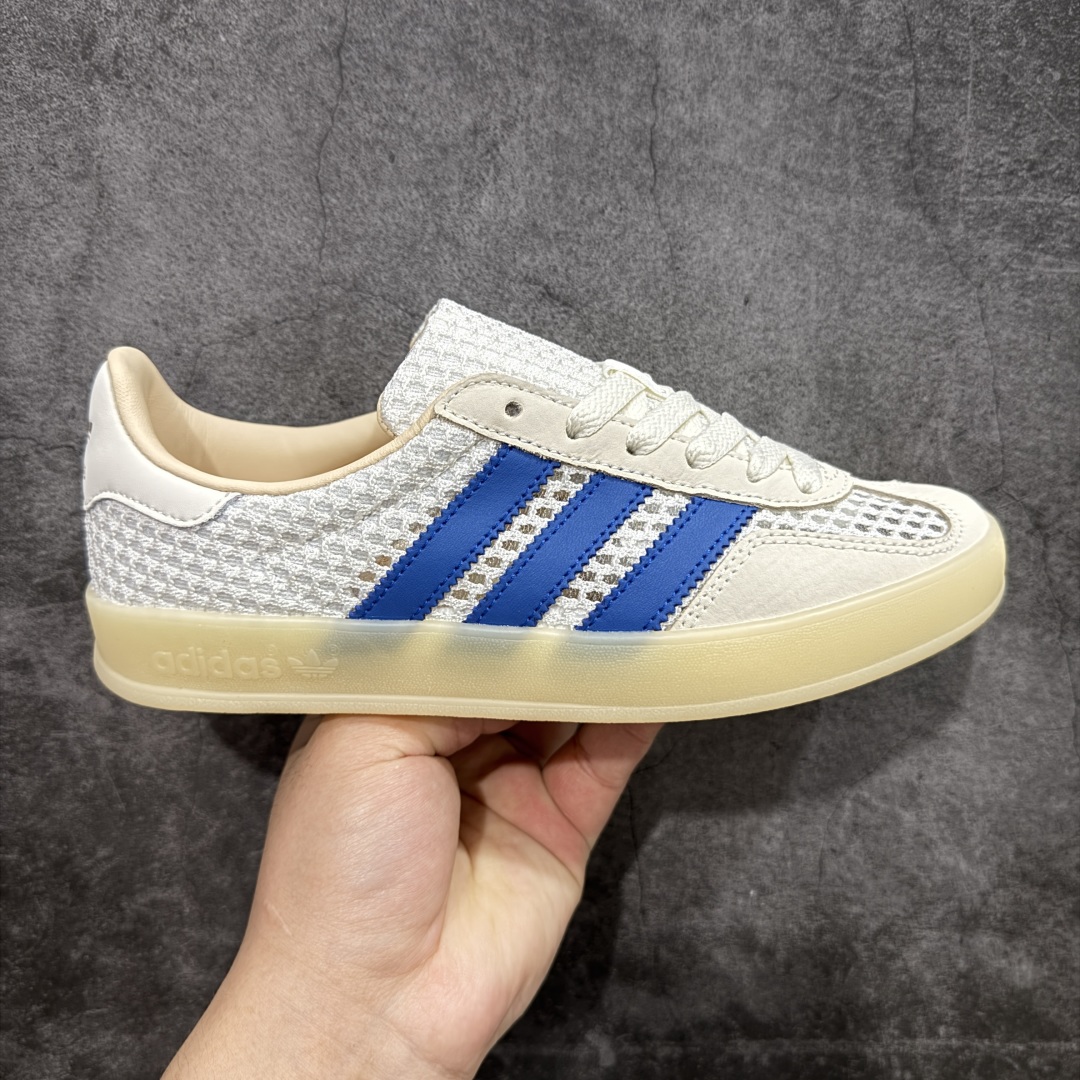  
【正确版】adidas originals GAZELLE INDOOR 米白蓝色
此款鞋延续了橡胶