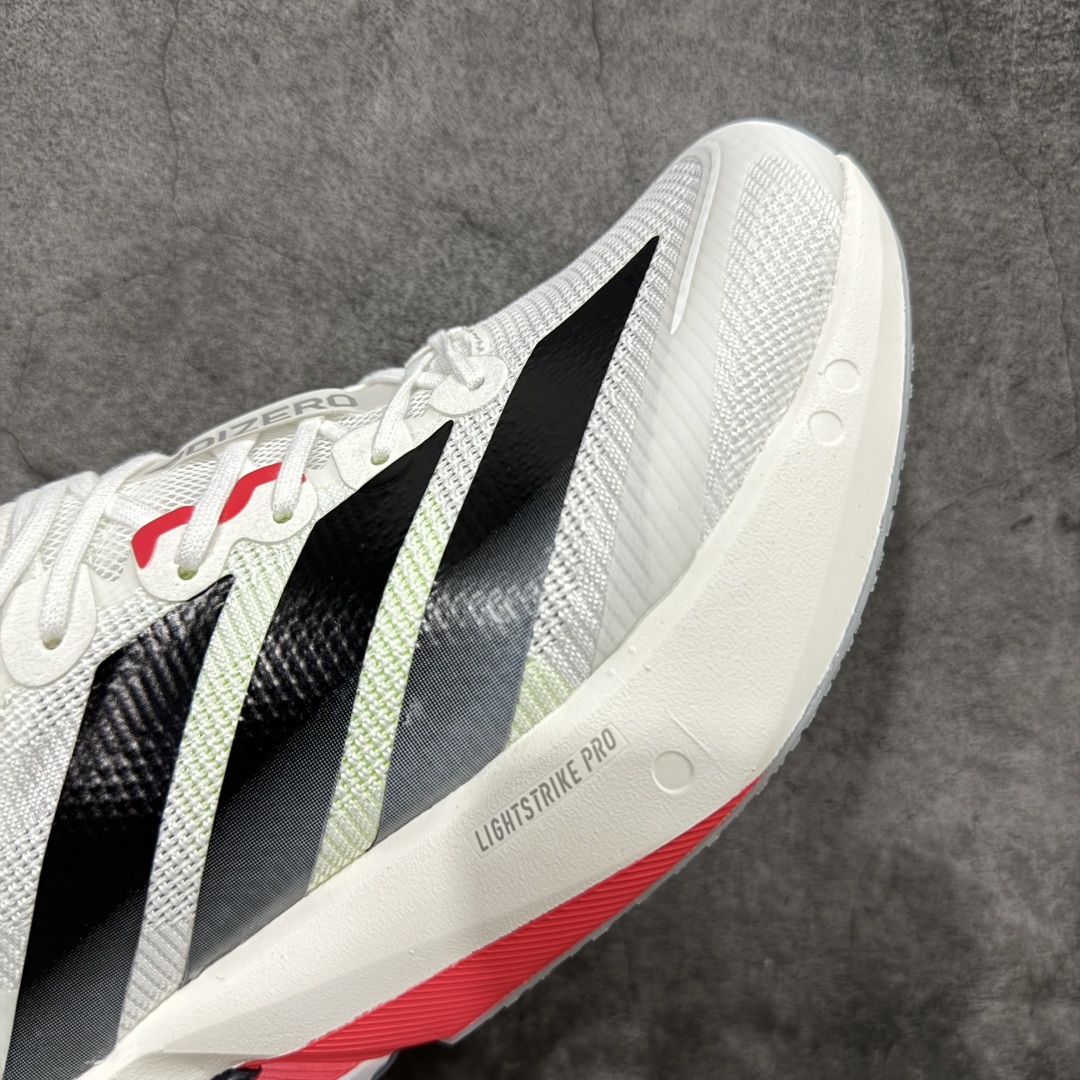 210 【纯原版】Ad Adizero Boston 13 阿迪马拉松系列超轻防滑训练跑步运动鞋 JS4934