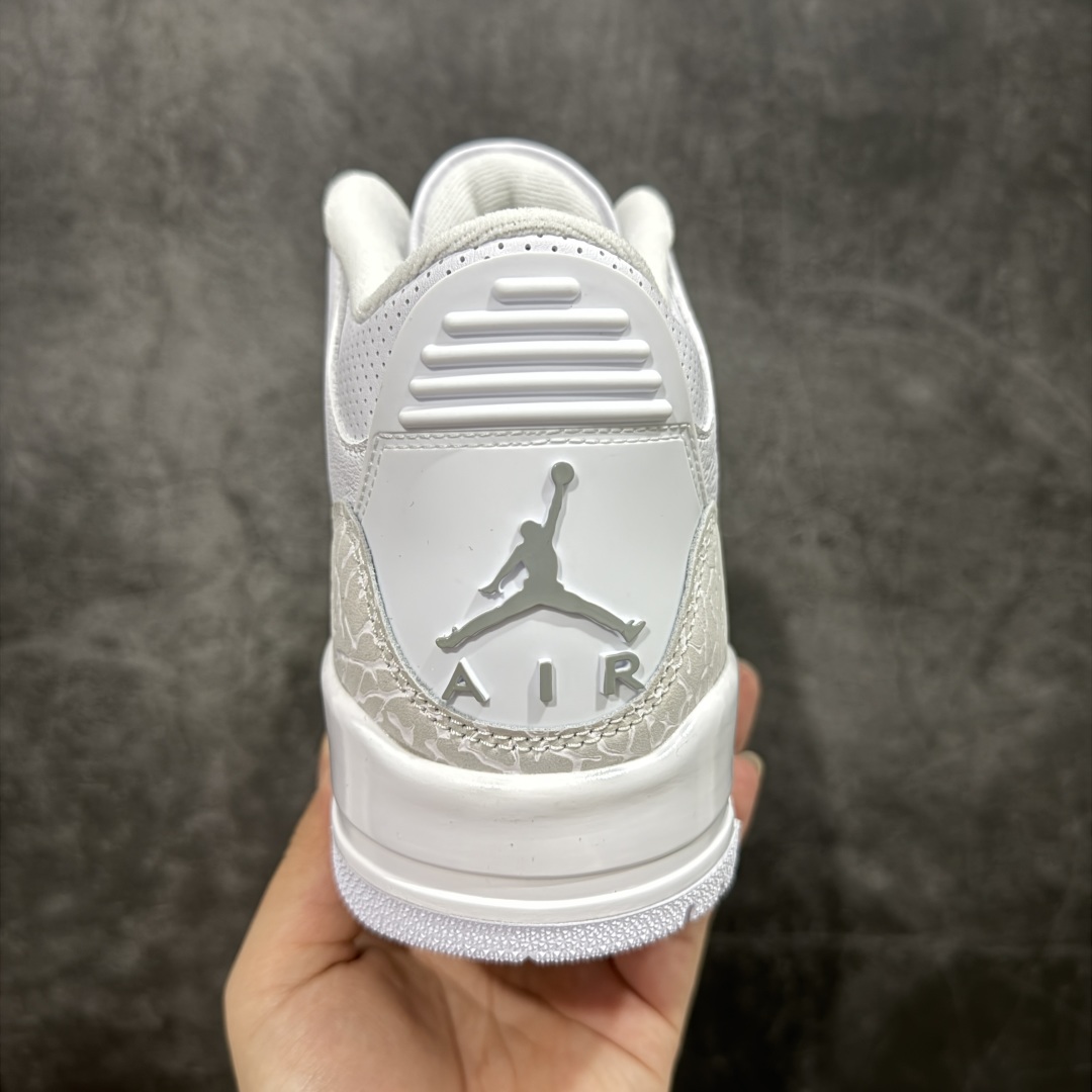 450 【OG纯原】Air Jordan 3 Retro ”Pure Money” AJ3 乔3复刻白猫 CT8532-111