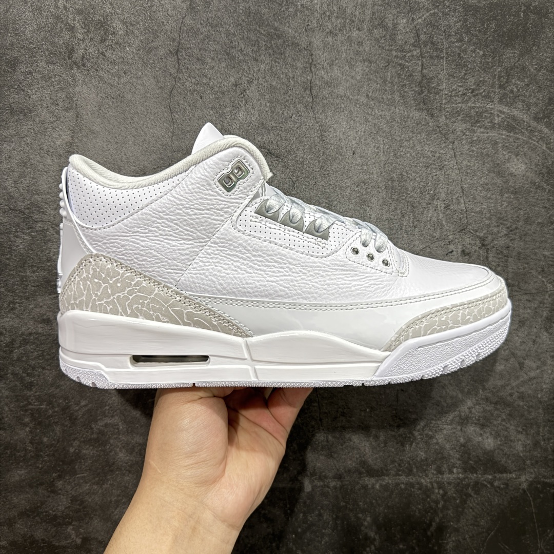 450 【OG纯原】Air Jordan 3 Retro ”Pure Money” AJ3 乔3复刻白猫 CT8532-111