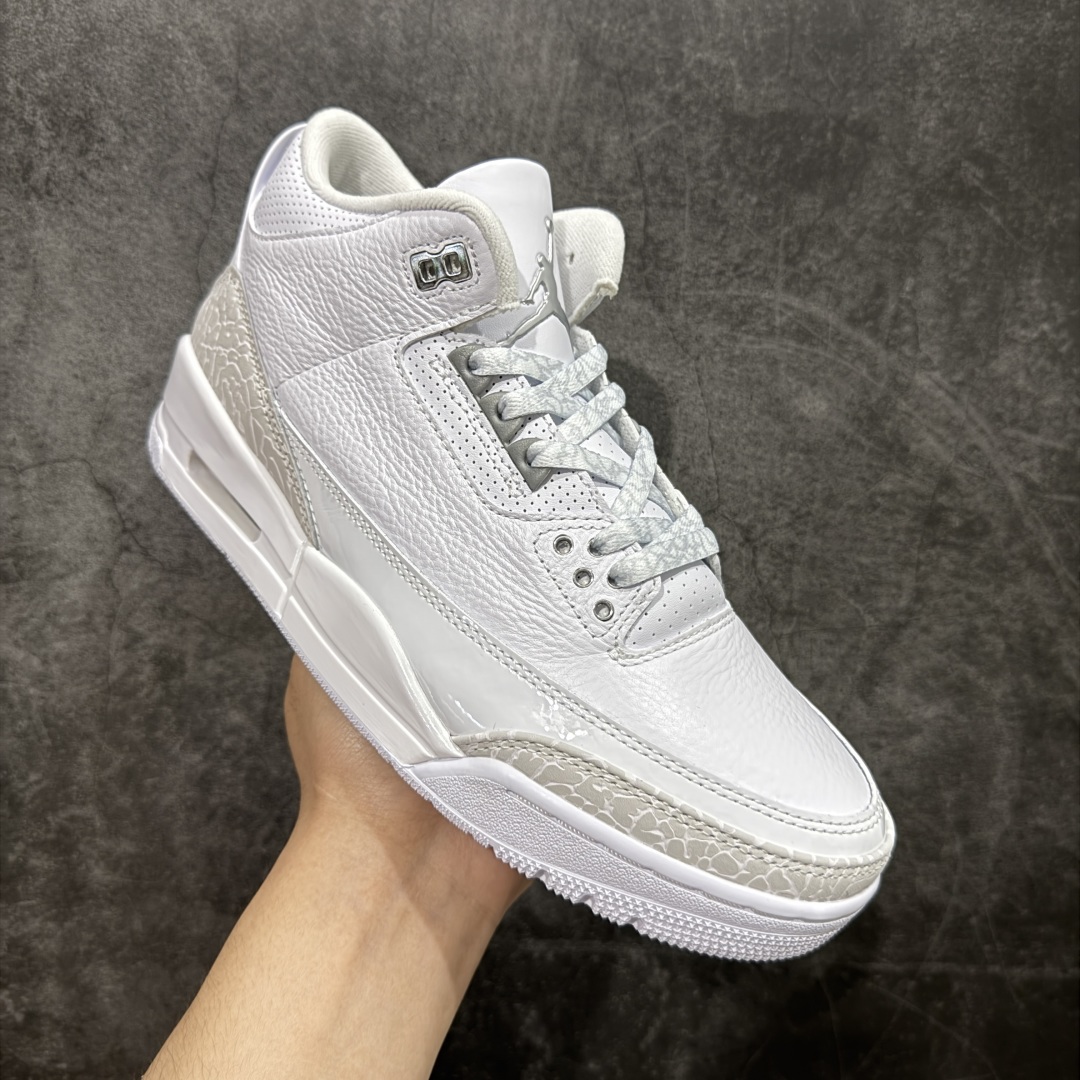 450 【OG纯原】Air Jordan 3 Retro ”Pure Money” AJ3 乔3复刻白猫 CT8532-111