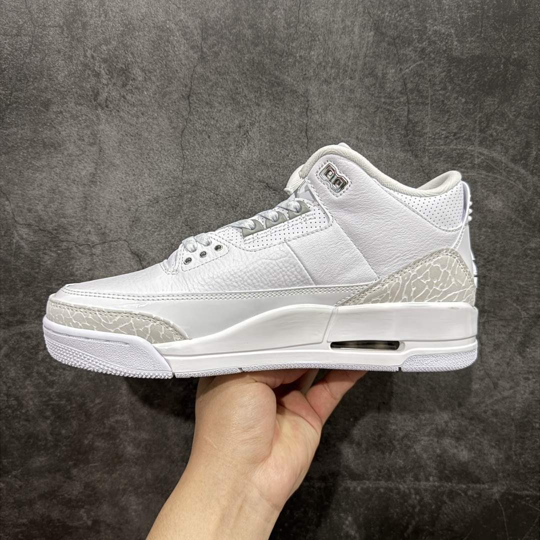 450 【OG纯原】Air Jordan 3 Retro ”Pure Money” AJ3 乔3复刻白猫 CT8532-111